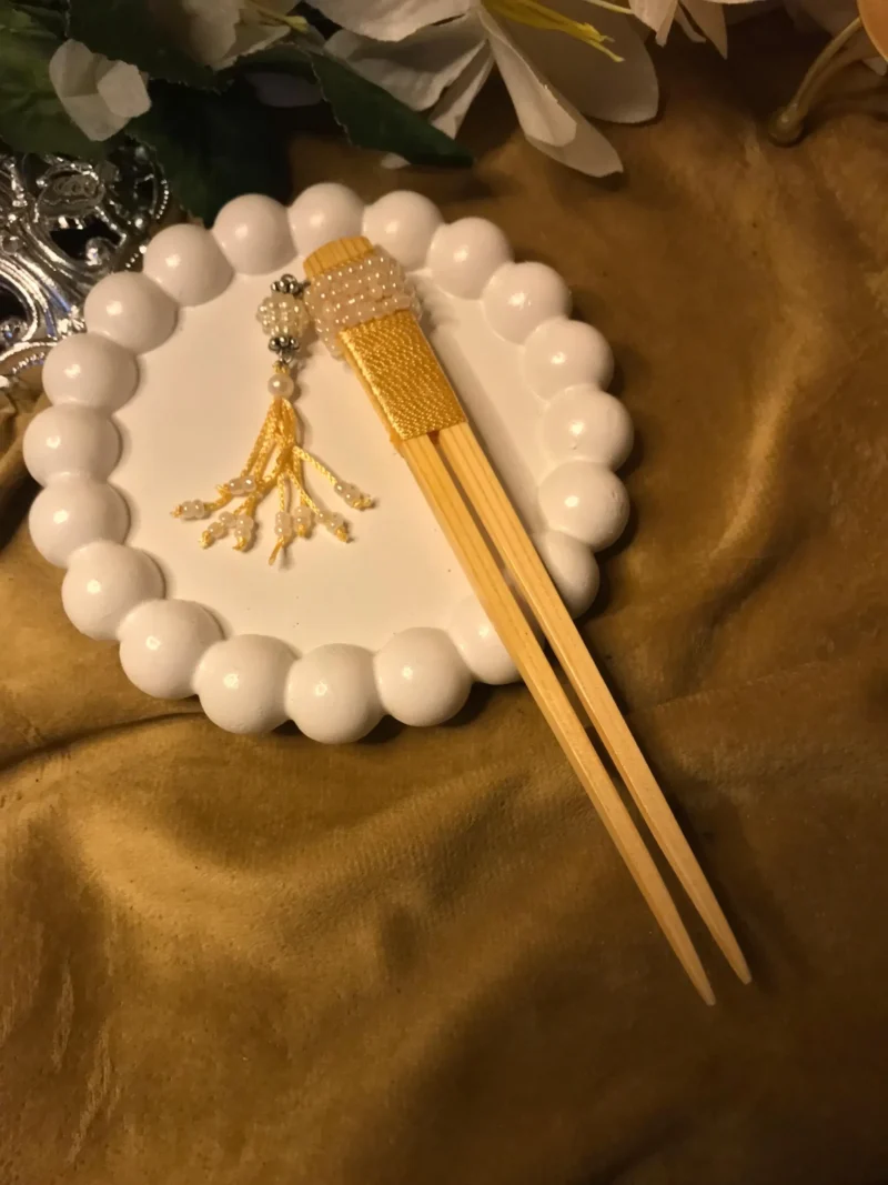 Wooden Chinese Hair Pin Stick