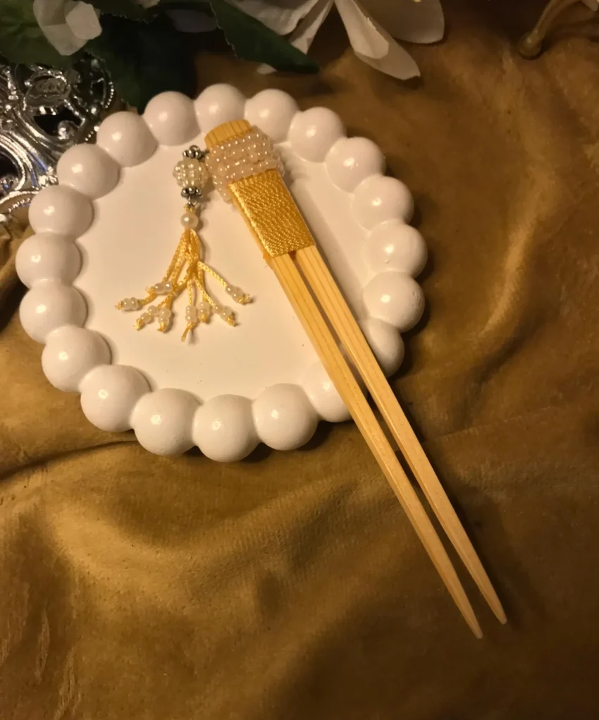 Wooden Chinese Hair Pin Stick