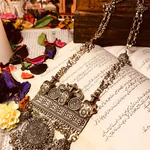 long Silver Mala (1)