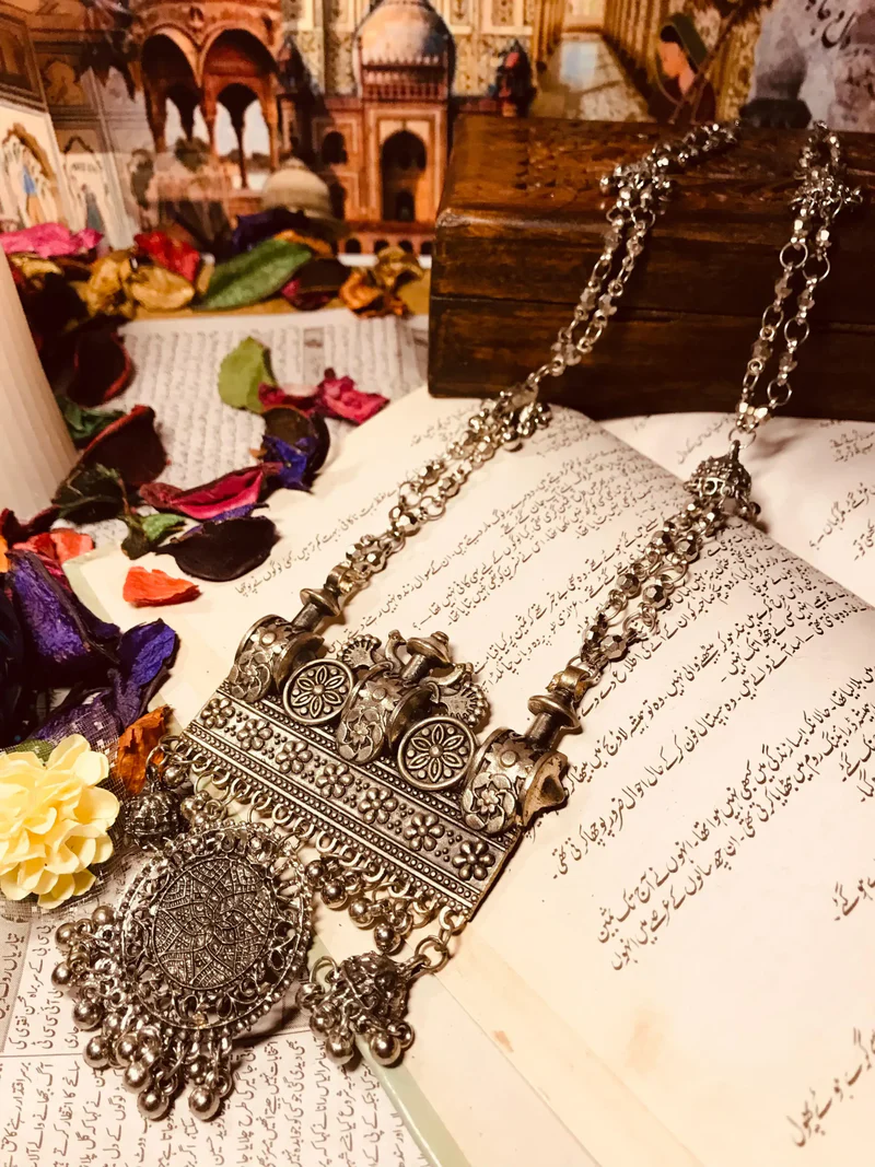 long Silver Mala (1)