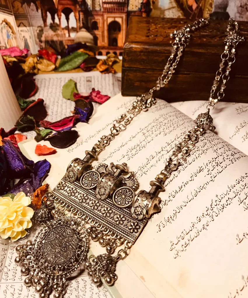 long Silver Mala (1)