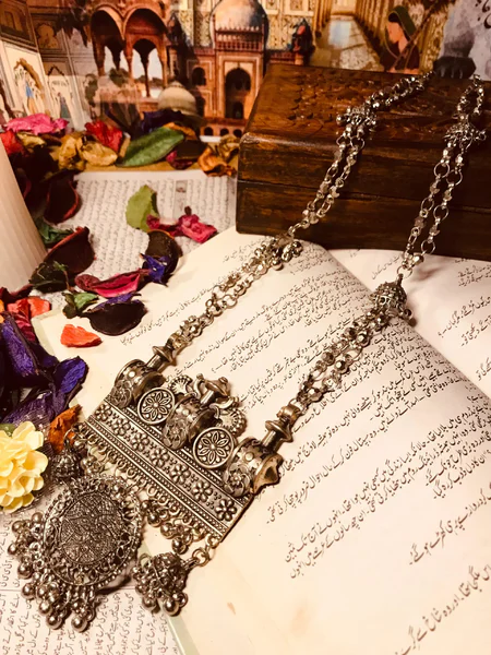long Silver Mala (1)