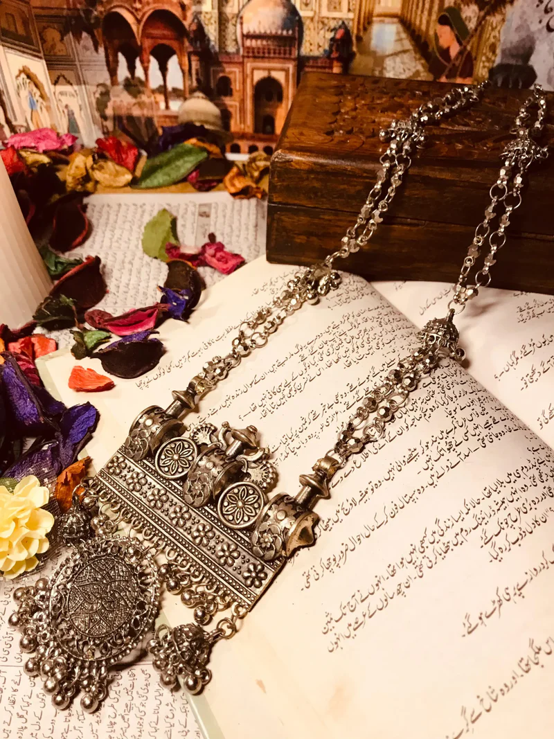 long Silver Mala (1)