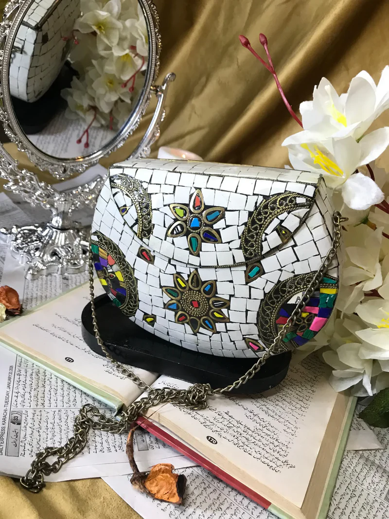 Handmade Afghan Metal Clutch (2)