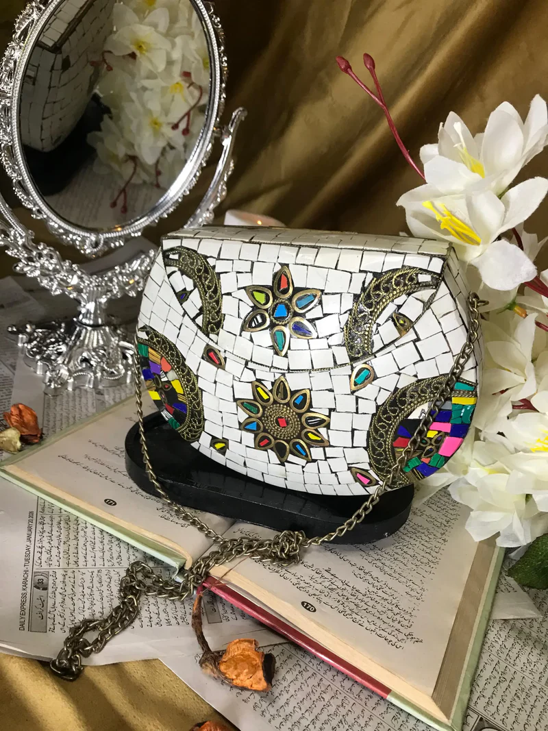 Handmade Afghan Metal Clutch (2)