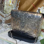 Silver Metal Clutch