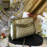 Aesthetic White Pearl Clutch Bag