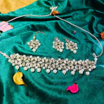 pearl kundan choker set (2)