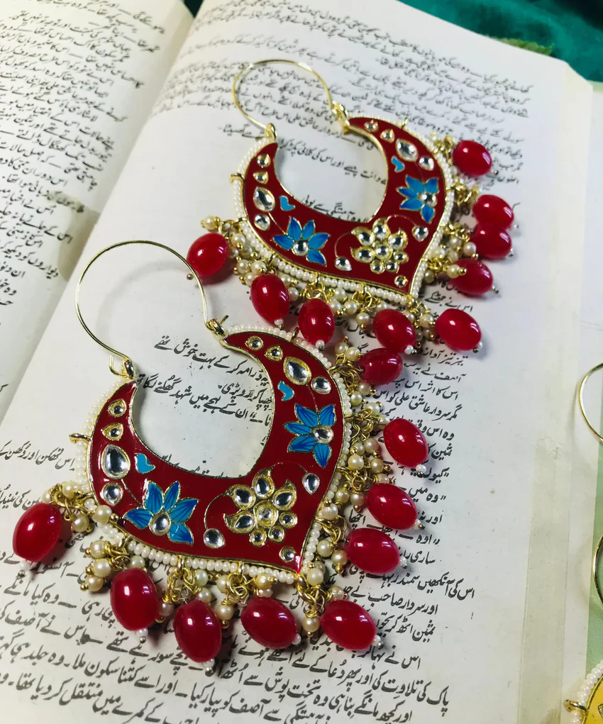 gold hoop earrings