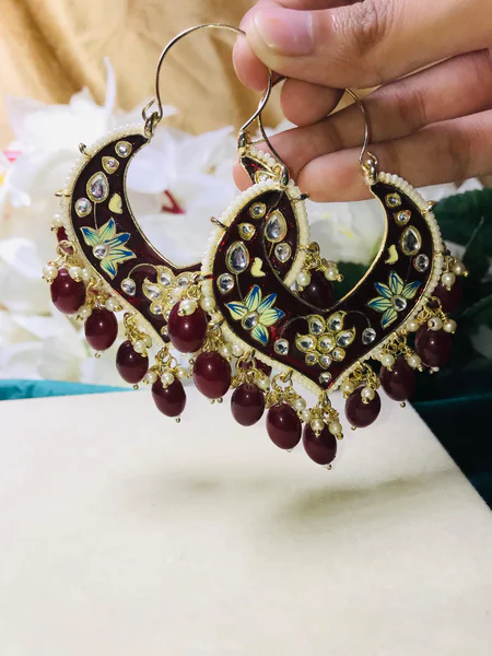 Gorgeous Kundan Bali Earrings – Perfect for Every Celebration