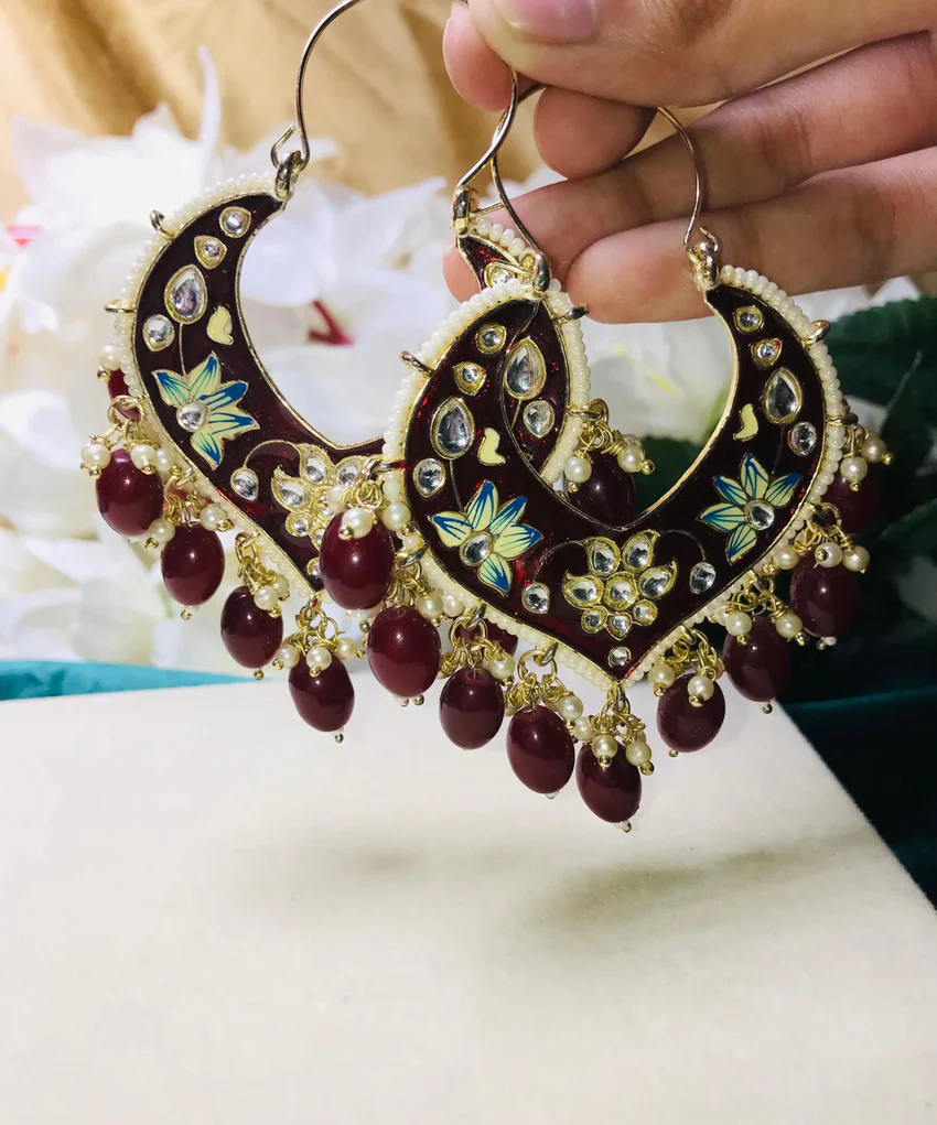 Gorgeous Kundan Bali Earrings – Perfect for Every Celebration