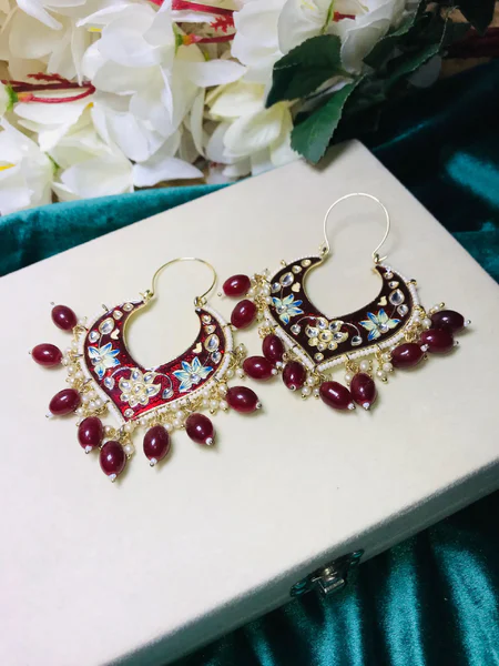 Gorgeous Kundan Bali Earrings – Perfect for Every Celebration