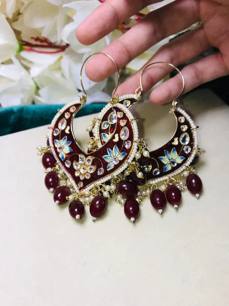 Gorgeous Kundan Bali Earrings – Perfect for Every Celebration