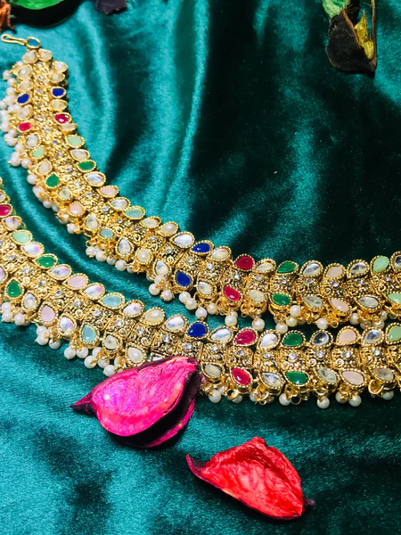 Bridal Kundan Anklet (6)