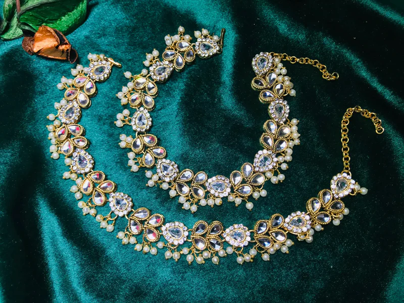 Heavy Kundan Anklet