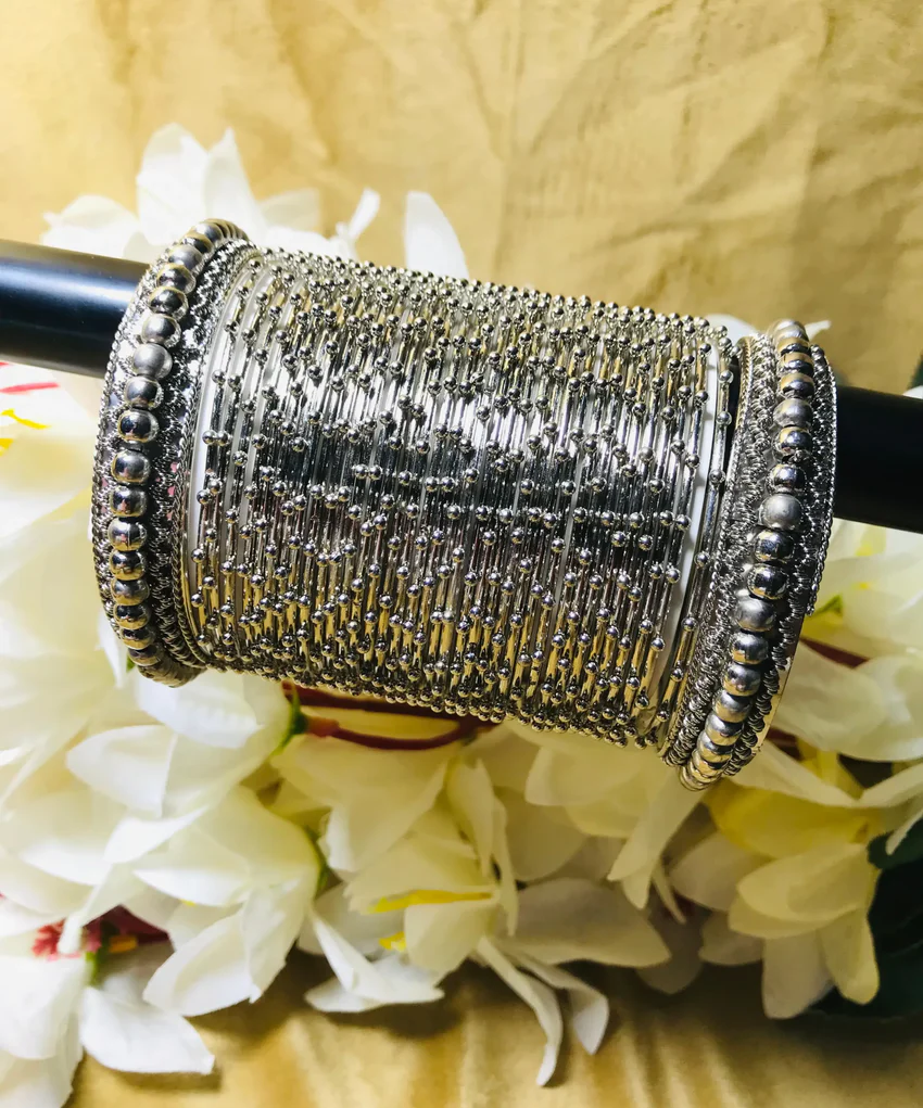Silver Bangles for Girls