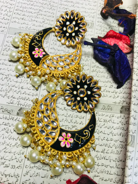 Handmade Kundan Earrings Design