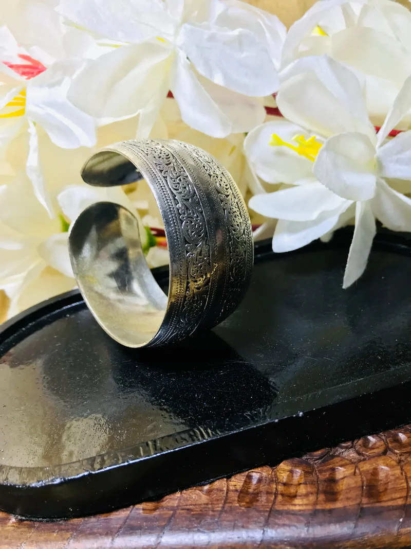 silver cuff bracelet