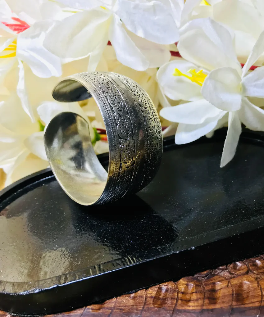 silver cuff bracelet