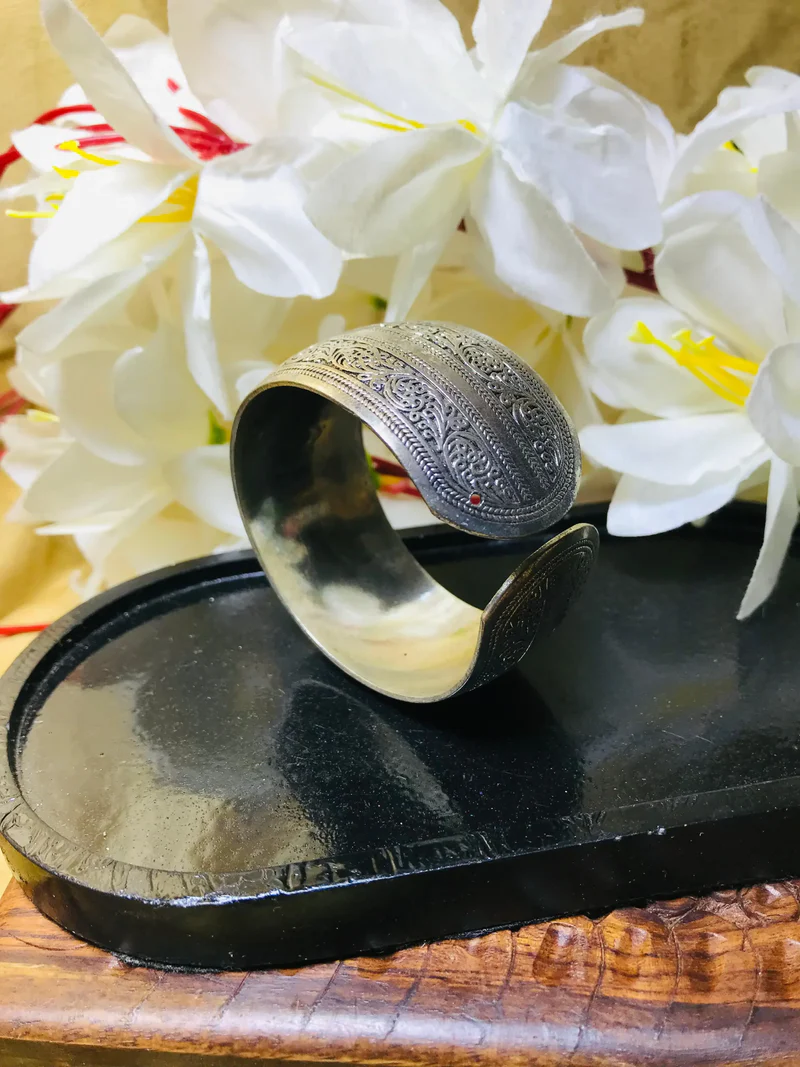silver cuff bracelet
