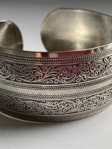 silver cuff bracelet