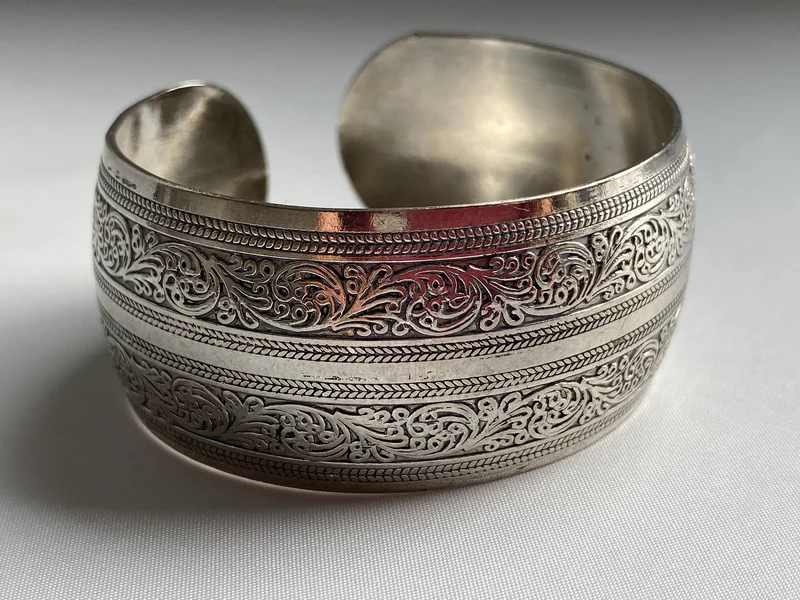 silver cuff bracelet