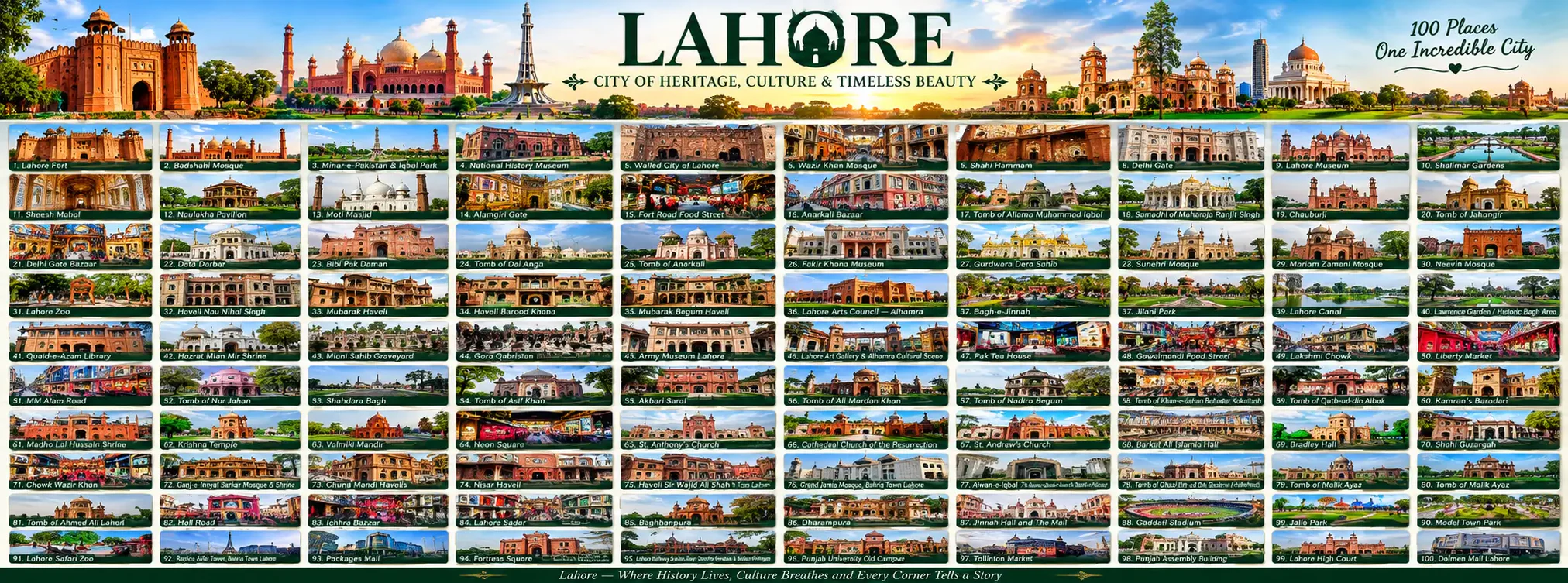best tourist places in lahore pakistan